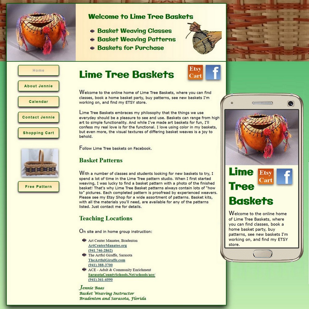 Lime Tree Baskets Website
