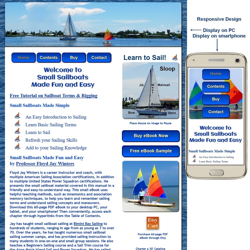 SmallSailboats.Net - Sample Website 