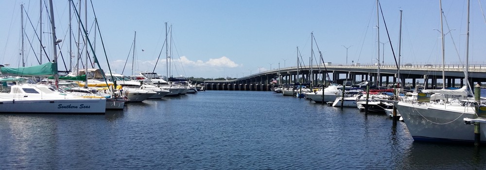 Green Bridge and Twin Dolphin Marina